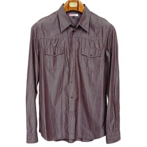 Prada Logo Print Western Shirt